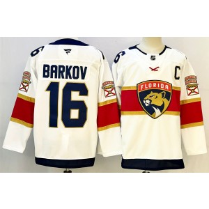 NHL Panthers 16 Aleksander Barkov White New Men Jersey