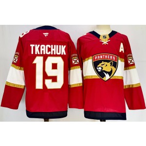 NHL Panthers 19 Tkachuk Red 2024 New Fanatics Men Jersey