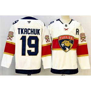NHL Panthers 19 Tkachuk White New Men Jersey