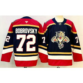 NHL Panthers 72 Sergei Bobrovsky Black New Men Jersey