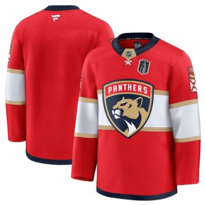 NHL Panthers Blank Red 2025 Stanley Cup Final Patch New Men Jersey