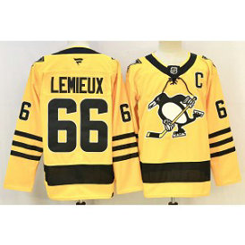 NHL Penguins 66 Mario Lemieux 2025 New Men Jersey