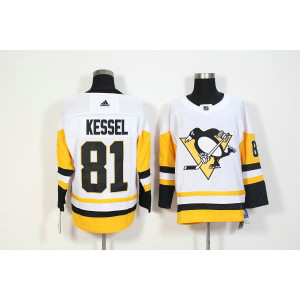 NHL Penguins 81 Phil Kessel White Adidas Men Jersey