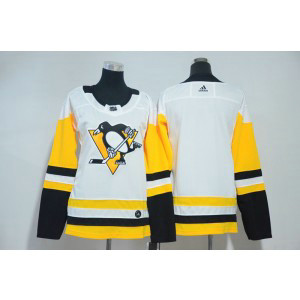 NHL Penguins Blank White Adidas Youth Jersey