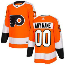 NHL Philadelphia Flyers Orange Customized Adidas Men Jersey