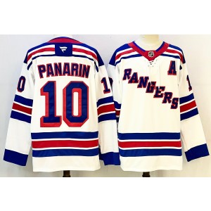 NHL Rangers 10 Artemi Panarin White New Men Jersey