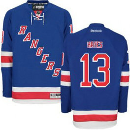 NHL Rangers 13 Kevin Hayes Blue Home Youth Jersey