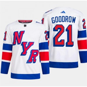 NHL Rangers 21 Barclay Goodrow White 2024 Stadium Series Adidas Men Jersey