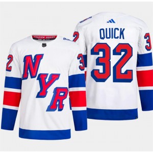 NHL Rangers 32 Jonathan Quick White 2024 Stadium Series Adidas Men Jersey