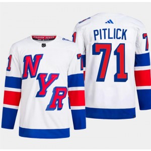 NHL Rangers 71 Tyler Pitlick White 2024 Stadium Series Adidas Men Jersey