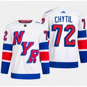 NHL Rangers 72 Filip Chytil White 2024 Stadium Series Adidas Men Jersey