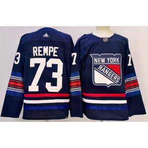 NHL Rangers 73 REMPE Blue 2024 New Adidas Men Jersey
