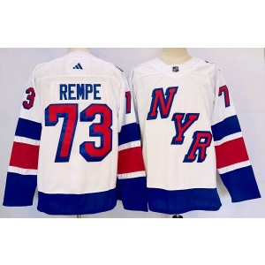 NHL Rangers 73 Rempe White 2024 Stadium Series Adidas Men Jersey