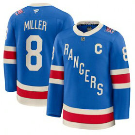NHL Rangers 8 JT Miller Blue 2025 Centennial New Men Jersey with C Patch