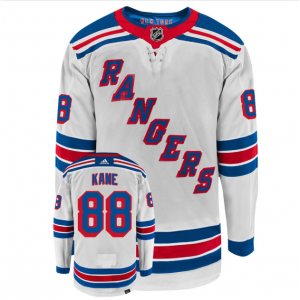 NHL Rangers 88 Patrick Kane White Adidas Men Jersey