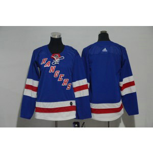 NHL Rangers Blank Blue Adidas Youth Jersey