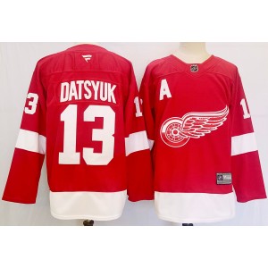 NHL Red Wings 13 Pavel Datsyuk Red 2024 New Adidas Men Jersey