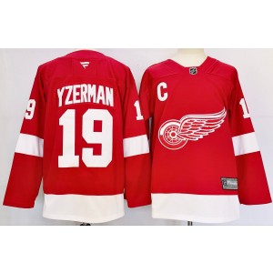 NHL Red Wings 19 Steve Yzerman Red 2024 New Adidas Men Jersey