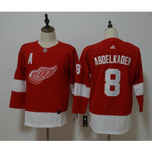 NHL Red Wings 8 Justin Abdelkader Red Adidas Youth Jersey