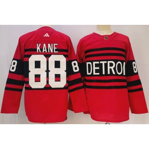 NHL Red Wings 80 Kane Red Adidas Men Jersey