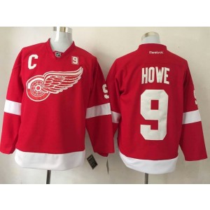 NHL Red Wings 9 Gordie Howe Red Winter Classic Reebok Men Jersey