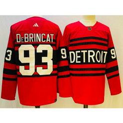 NHL Red Wings 93 Alex DeBrincat Red Adidas Men Jersey