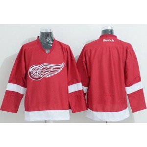 NHL Red Wings Blank Red Men Jersey