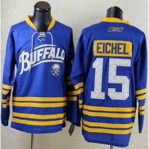 NHL Sabres 15 Jack Eichel Light Blue New Third Men Jersey