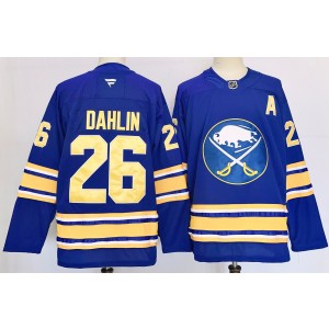 NHL Sabres 26 DAHLIN Blue 2024 New Adidas Men Jersey