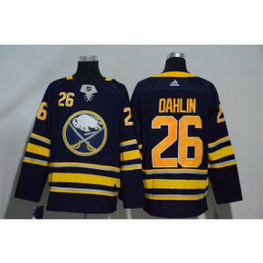 NHL Sabres 26 Rasmus Dahlin Navy Adidas Men Jersey