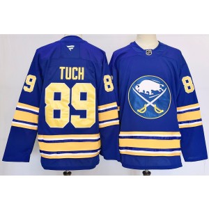 NHL Sabres 89 Alex Tuch Blue 2024 New Adidas Men Jersey