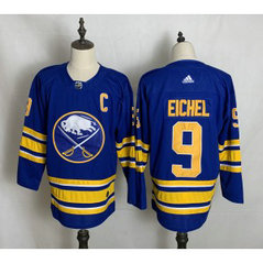NHL Sabres 9 Jack Eichel Blue 2020 New Adidas Men Jersey