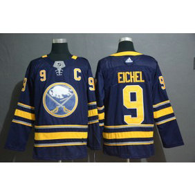 NHL Sabres 9 Jack Eichel Navy Adidas Men Jersey