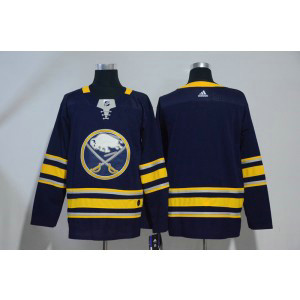 NHL Sabres Blank Navy Adidas Men Jersey