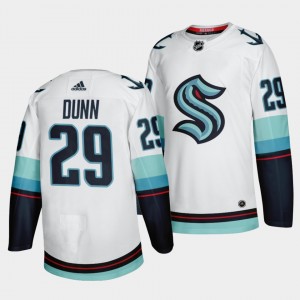 NHL Seattle Kraken 29 Vince Dunn White Jersey