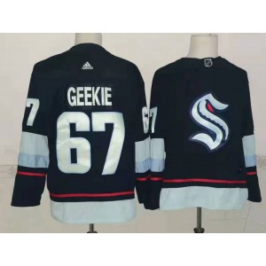 NHL Seattle Kraken 67 Geekie Blue Adidas Men Jersey