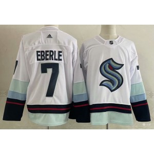 NHL Seattle Kraken 7 Jordan Eberle White Adidas Men Jersey