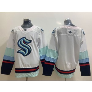 NHL Seattle Kraken Blank White Adidas Men Jersey