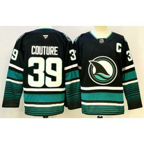 NHL Sharks 39 Couture Black New Men Jersey