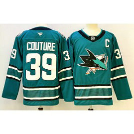 NHL Sharks 39 Couture Blue New Men Jersey