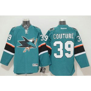 NHL Sharks 39 Logan Couture Teal Men Jersey