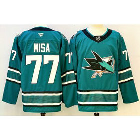 NHL Sharks 77 Misa Blue New Men Jersey