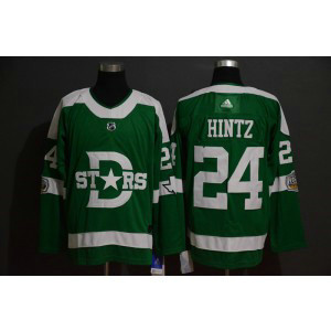 NHL Stars 24 Roope Hintz Green 2020 Winter Classic Adidas Men Jersey