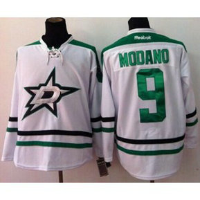 NHL Stars 9 Mike Modano New White Men Jersey