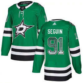 NHL Stars 91 Tyler Seguin Green Drift Fashion Adidas Men Jersey