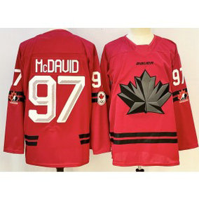 NHL Team Canada 97 Connor McDavid Red 2025 New Men Jersey