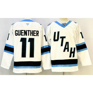 NHL Utah Mammoth 11 Dylan Guenther White New Men Jersey