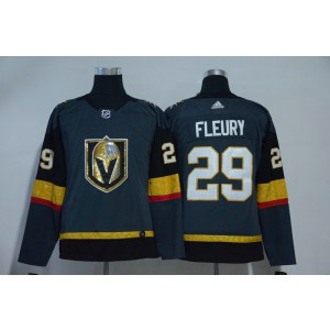 NHL Vegas Golden Knights 29 Marc Andre Fleury Gray Adidas Youth Jersey