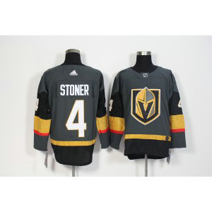 NHL Vegas Golden Knights 4 Clayton Stoner Gray Adidas Men Jersey