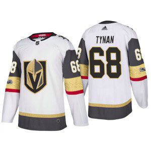 NHL Vegas Golden Knights 68 TJ Tynan White Adidas Men Jersey